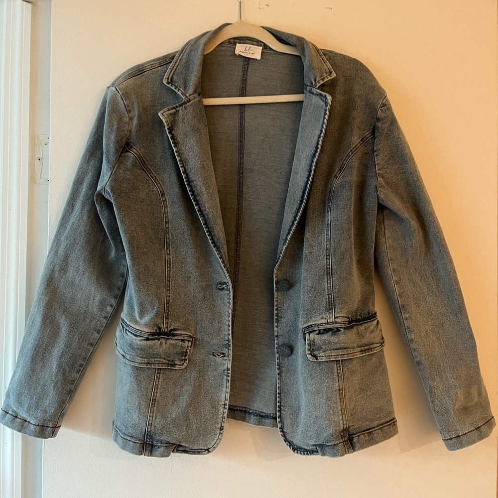 Bobbles and Lace Jean Blazer